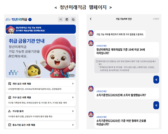 청년미래적금 가입